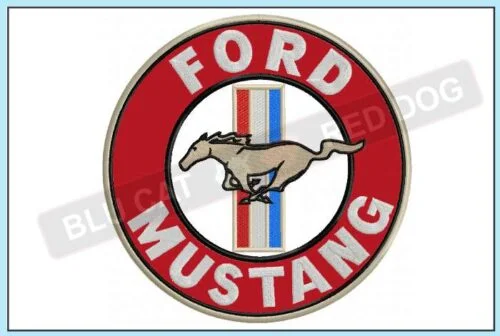 Ford-mustang-embroidery-logo-blucatreddog.is