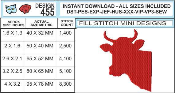 bull-head-embroidery-design-infochart