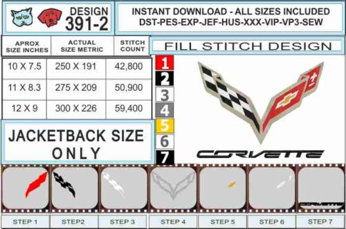 corvette-c7-lacketback-embroidery-spec