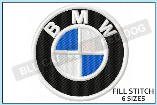 5x Patch BMW Embroidery CM 7 Bestickt Heißklebefähig 