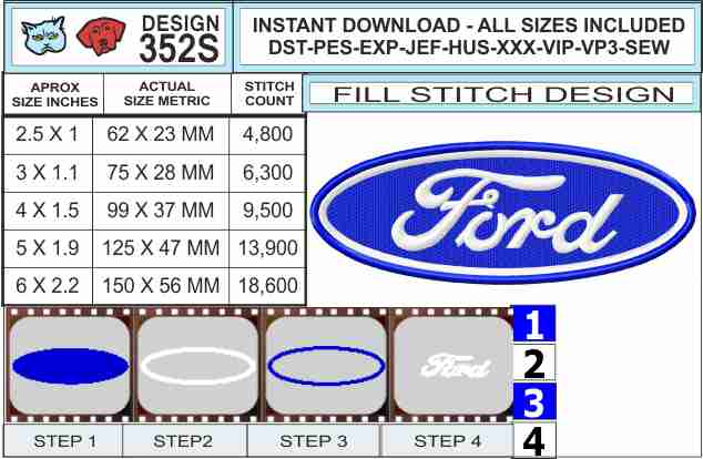 Ford-logo-embroidery-design-infochart