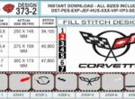 corvette-c5-flag-large-sizes-embroidery-design-spec