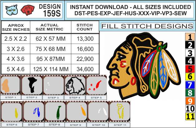 chicago-blackhawks-embroidery-design-infochart