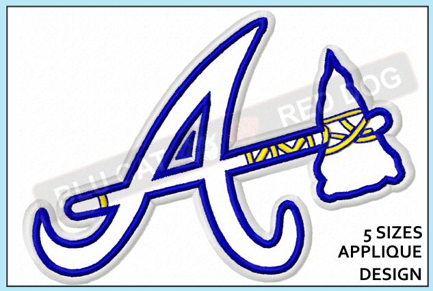 Atlanta Braves Embroidery design