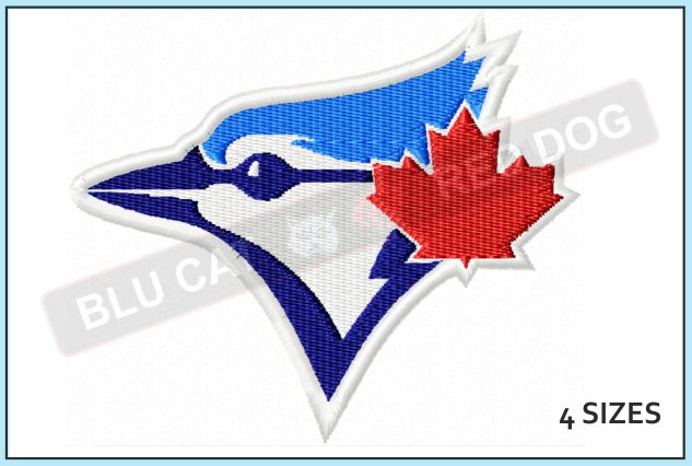 Toronto Blue Jays Embroidery Design – Blu Cat Red Dog