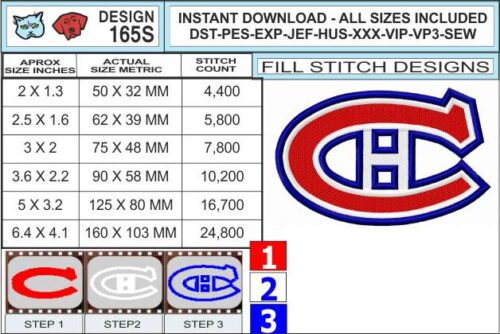 montreal-canadiens-embroidery-design-infochart
