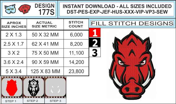 arkansas-razorbacks-embroidery-design-infochart