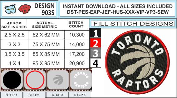 toronto-raptors-embroidery-design-infochart