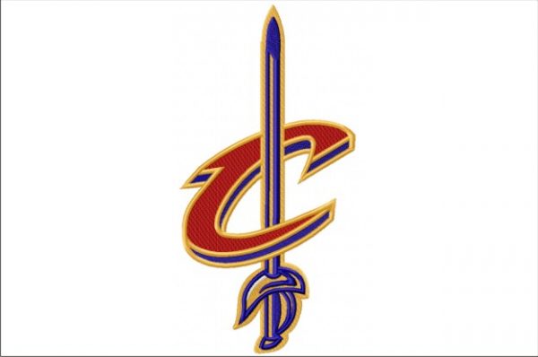 Cleveland Cavaliers Embroidery Design ⋆ Cavs - NBA - Blu Cat Red Dog