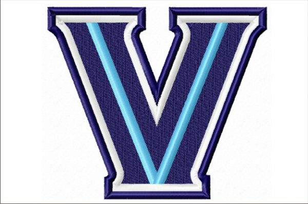 VillaNova Embroidery Design ⋆ NCAA - Wildcats Logo - Blu Cat Red Dog