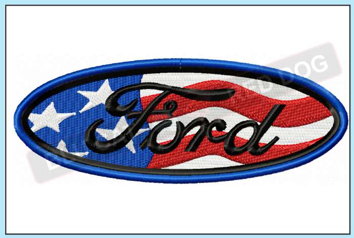 Ford-USA-embroidery-design-blucatreddog.is