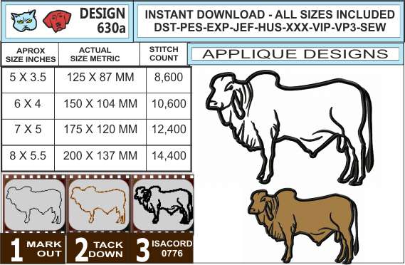 brahman-cow-applique-design-infochart