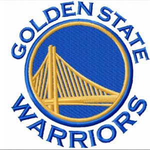 Golden State Warriors Embroidery Design ⋆ Blu Cat Red Dog