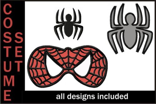 Spiderman-Applique-Embroidery-Design-Costume-Set-3