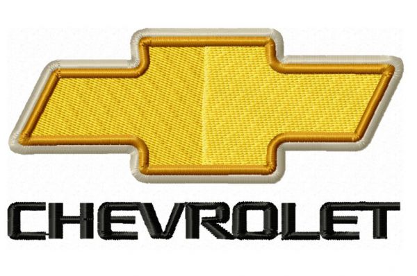 Chevrolet Logo Embroidery Design ⋆ 6 sizes - 9 formats - Blu Cat Red Dog