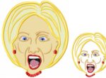 Hilary-Clinton-Applique-Embroidery-design
