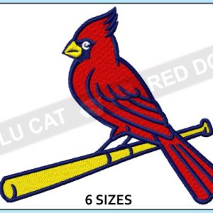 St. Louis Cardinals Logo Team Mini Bat