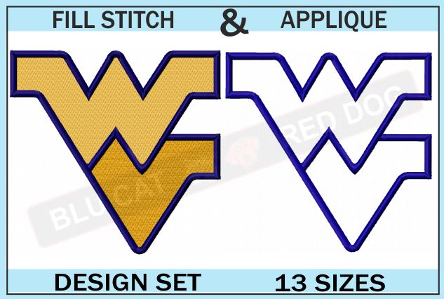 wvu-mountaineers-embroidery-logo-set-blucatreddog.is