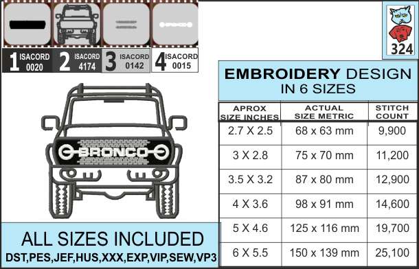 ford-bronco-embroidery-design-infochart