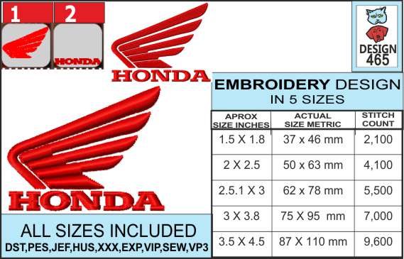 honda-motorcycle-embroidery-logo-infochart