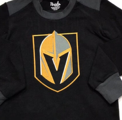 Golden knights very large logo embroidered on tee shirt blucatreddog.is