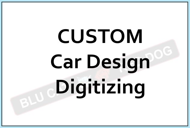custom car design digitizing text