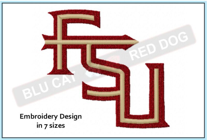 FSU alt embroidery design -blucatreddog.is